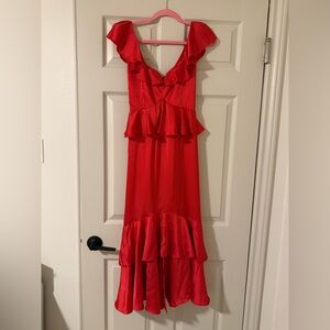 Show Me Your MuMu Vibrant Red Dress